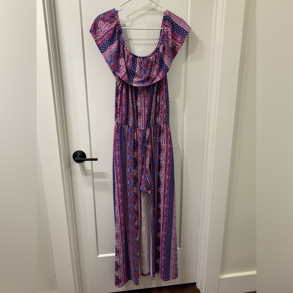 Ultra Flirt Maxi Romper Dress